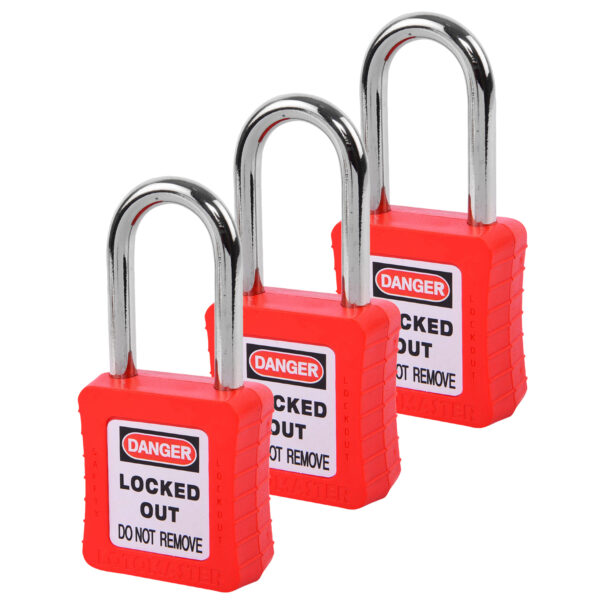 Master Key Lockout Padlocks Red