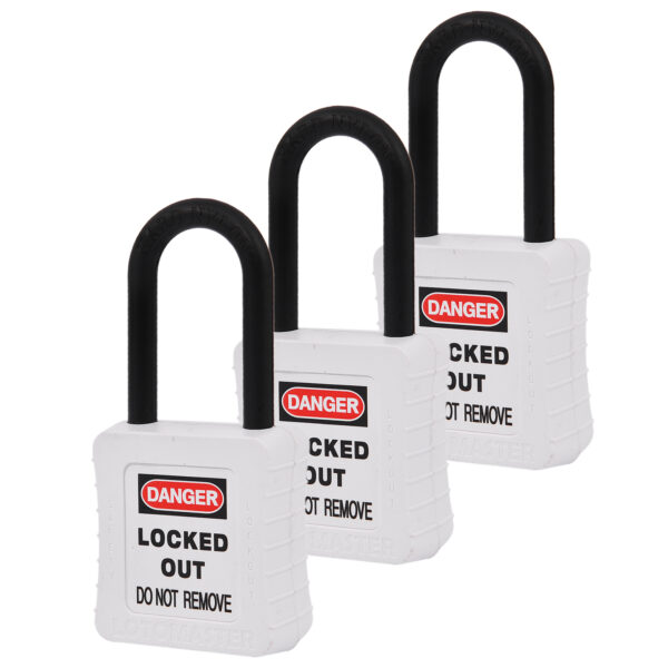 De-Electric-Lockout-Padlocks-3-Master-Keyed-38mm-White